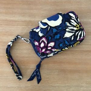 Vera Bradley African Violet wrist wallet